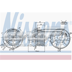 87034 Nissens Motor de ventilador de forno (de aquecedor de salão)