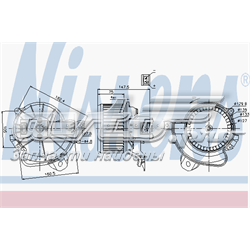Motor de ventilador de forno (de aquecedor de salão) Fiat/Alfa/Lancia 77364951