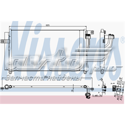 Radiador de aparelho de ar condicionado Nissens 940360 preço, a partir de 112,56 USD