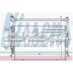 8MK376901384 HELLA Radiador de esfriamento de motor