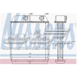 Radiador de forno (de aquecedor) Volvo 30824478