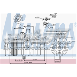 883206A100 Toyota Compressor de aparelho de ar condicionado