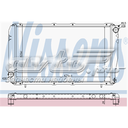 Radiador de esfriamento de motor Nissens 67740 preço, a partir de 123,99 USD