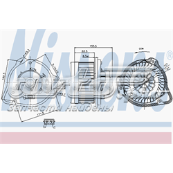87020 Nissens Motor de ventilador de forno (de aquecedor de salão)