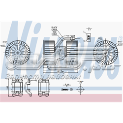 Motor de ventilador de forno (de aquecedor de salão) BMW 64119071946 preço, a partir de 80,77 USD