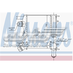 96529 Nissens Radiador de intercooler