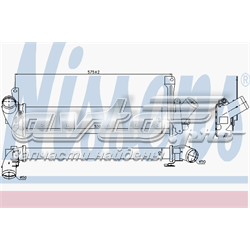 96563 Nissens Radiador de intercooler