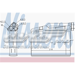 Compre 64116971105 BMW Radiador de forno (de aquecedor)