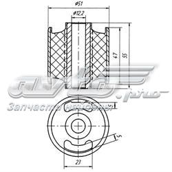 Bloco silencioso traseiro de braço oscilante traseiro longitudinal Korea (oem) J50030D preço, a partir de 8,08 USD