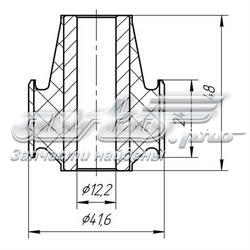 Compre Bloco silencioso de amortecedor traseiro Fiat Doblo 2