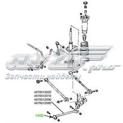 Bloco silencioso da barra longitudinal traseira Toyota 4872548020 preço, a partir de 6,75 USD