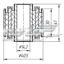Bloco silencioso dianteiro do braço oscilante inferior para Lexus LS 460/460L USF4