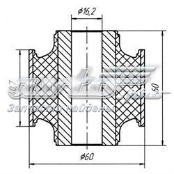 Bloco silencioso traseiro de braço oscilante traseiro longitudinal Metalcaucho 57499 preço, a partir de 14,18 USD