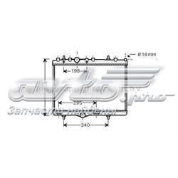 1330P9 Opel Radiador de esfriamento de motor