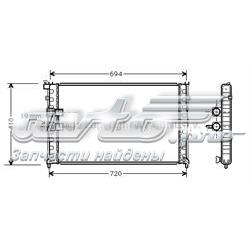 Compre 133027 Peugeot/Citroen Radiador de esfriamento de motor
