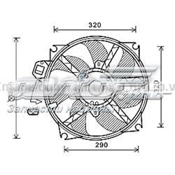 Compre 188073N Dasis Ventilador elétrico de esfriamento montado (motor + roda de aletas)