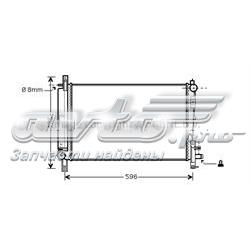 Radiador de esfriamento de motor 5072260AA Chrysler