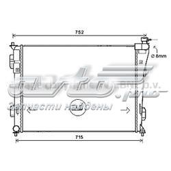 Radiador de esfriamento de motor Luzar LRC08S0 preço, a partir de 140,69 USD