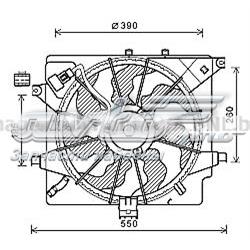 Compre Ventilador elétrico de esfriamento montado (motor + roda de aletas) Hyundai I30 