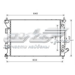 25310A6150 Hyundai/Kia Radiador de esfriamento de motor