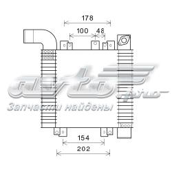 HY4359 AVA Radiador de intercooler