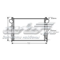 Compre A220500010364 Mercedes Radiador de esfriamento de motor