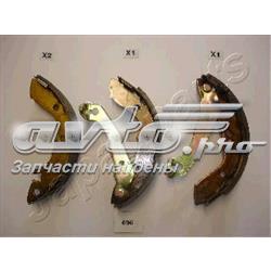 Sapatas do freio traseiras de tambor GF595AF Japan Parts