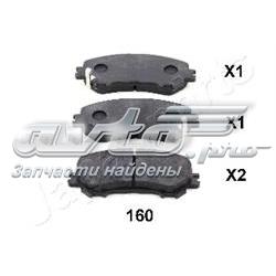 Sapatas do freio dianteiras de disco Mando MBF015287