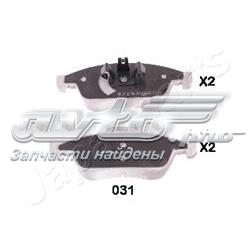 PA031AF Japan Parts Sapatas do freio dianteiras de disco