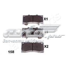 PA158AF Japan Parts Sapatas do freio dianteiras de disco