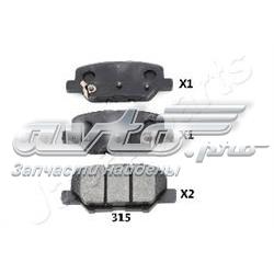 PP315AF Japan Parts Sapatas do freio traseiras de disco