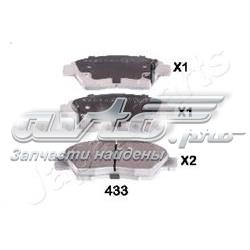 PA433AF Japan Parts Sapatas do freio dianteiras de disco