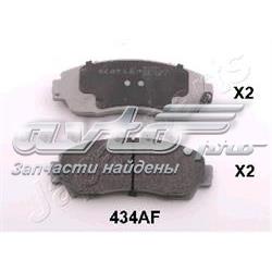 PA434AF Japan Parts Sapatas do freio dianteiras de disco