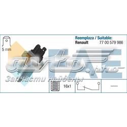 Sensor de ativação das luzes de marcha à ré Renault (RVI) 7700759986