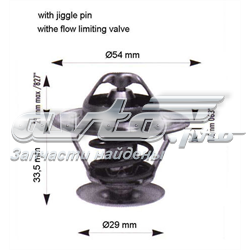 2120005D11 Nissan/Infiniti Termostato