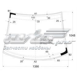 Pára-brisas para Audi A2  8Z0