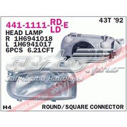 Luz esquerda VAG 1H6941017AN preço, a partir de 68,10 USD