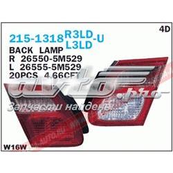 Lanterna traseira esquerda interna Nissan/Infiniti 265555M51A preço, a partir de 52,78 USD