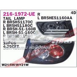 Lanterna traseira direita externa Mazda BR5H51150B preço, a partir de 45,51 USD