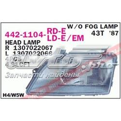 Luz esquerda Opel Omega A 16, 17, 19
