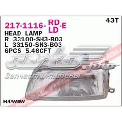 H675A02A NPS Luz direita