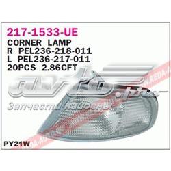 Pisca-pisca esquerdo 33352SN7G01 Honda
