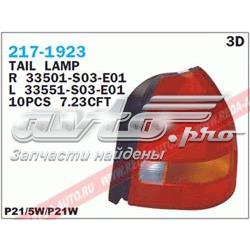 33501S03G01 Honda Lanterna traseira direita