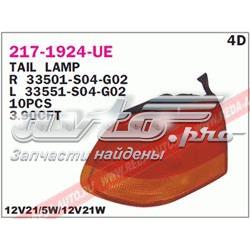 Lanterna traseira direita externa Honda 33501S04G02