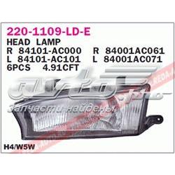 Luz direita para Subaru Legacy BD, BG