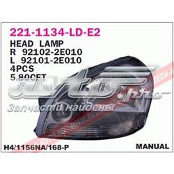Luz esquerda Hyundai Tucson I JM ao melhor preço