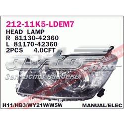 Compre 8117042360 Toyota Luz esquerda