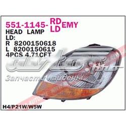Luz esquerda 260602069R Renault (RVI)