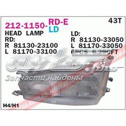 Luz esquerda para Toyota Camry V10