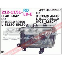 8111035110 Toyota Luz direita
